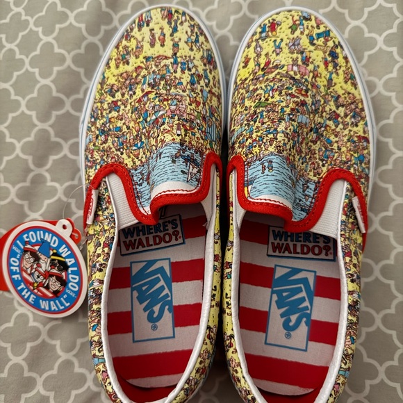 Vans Where's Waldo Classic Slip-Ons - Picture 3 of 8